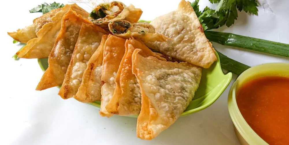 Чебуреки из лаваша с фаршем