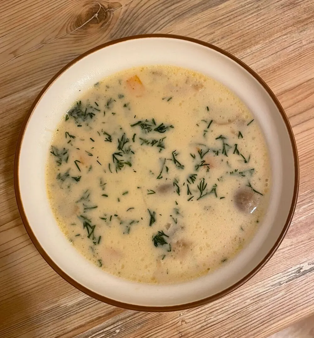 Тосканский суп с колбасками и говяжим фаршем