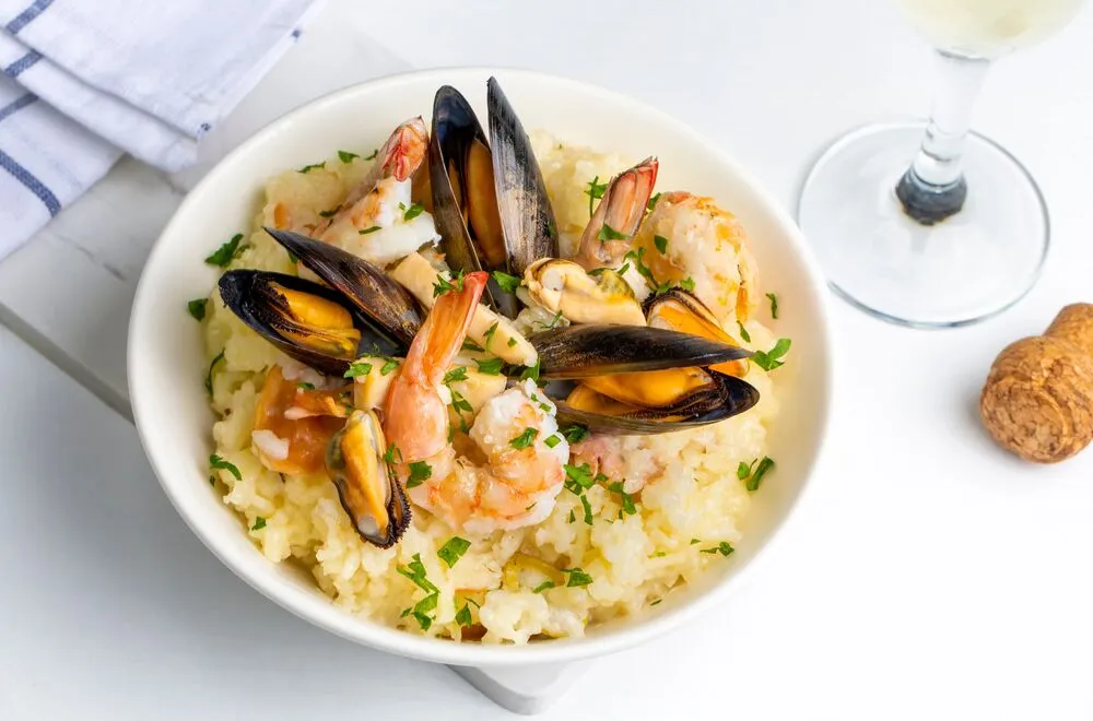 Ризотто с морепродуктами