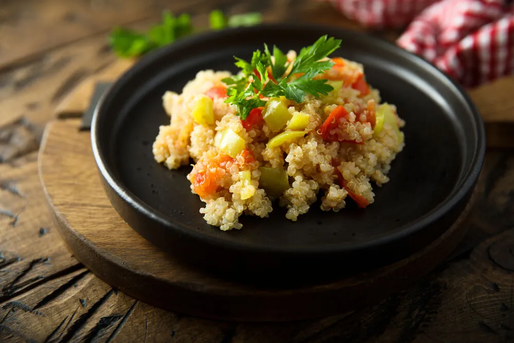 Овощной салат с кускусом