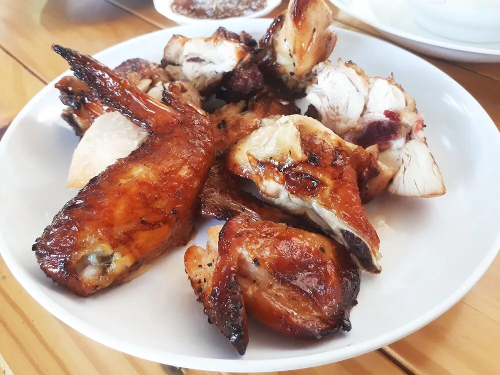 Курица на соли в томатном маринаде