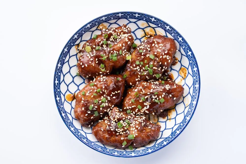 Куриные бедра в азиатской глазури